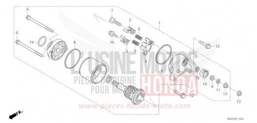 MOTEUR DE DEMARRAGE CRF450RR de 2024